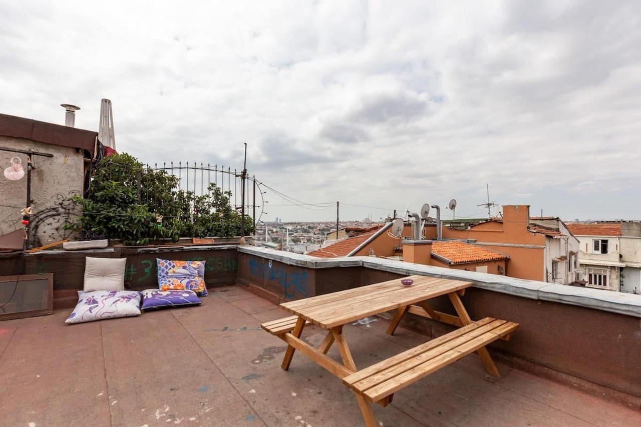 Renovated Apartment At The Heart Of Istanbul With Huge Terrace Exteriér fotografie